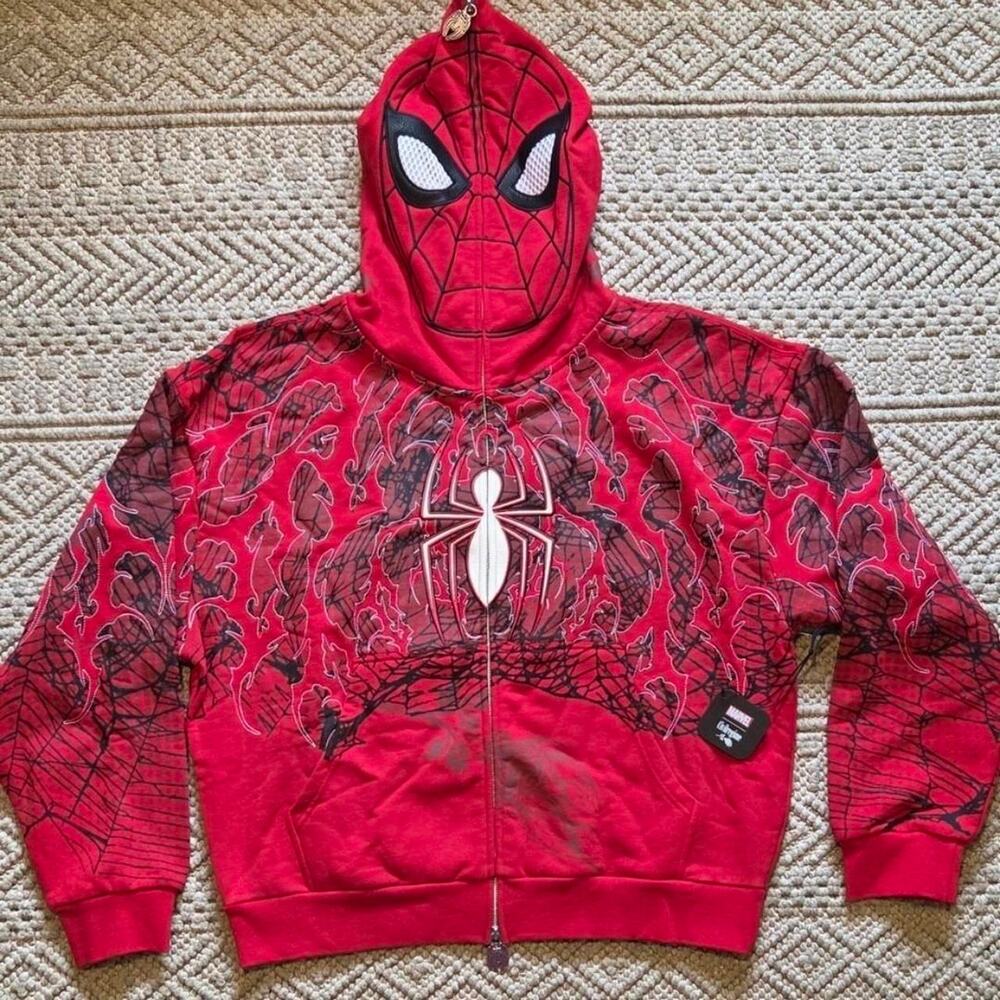 Civil Regime Spider-Man Full Zip Hoodie Size XL